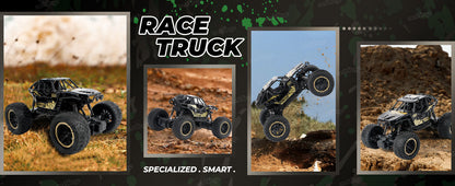 Remote Controlled  Rock Crawler Monster Truck Toy Vehicle for Kids.